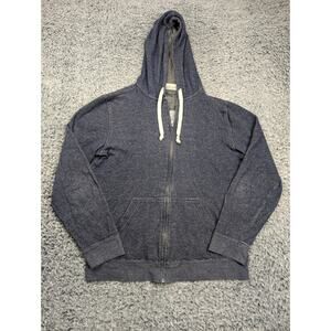 Urban Pipeline Hoodie Men Medium Blue Sweater Zip Up Chore Athleisure Outdoor